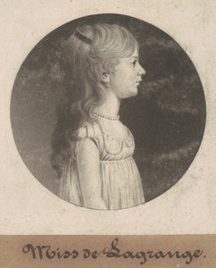 Miss de la Grange by Charles B. J. Févret de Saint Mémin