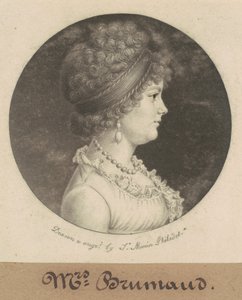 Mrs. Brumaud by Charles B. J. Févret de Saint Mémin
