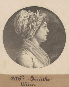 Mrs. Smith by Charles B. J. Févret de Saint Mémin