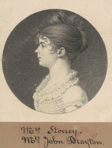Mrs. William Drayton by Charles B. J. Févret de Saint Mémin
