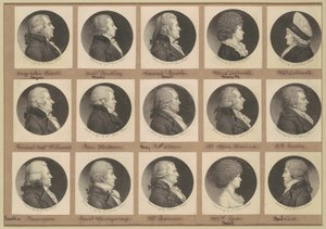 Saint-Mémin Collection of Portraits, Group 10 by Charles B. J. Févret de Saint Mémin