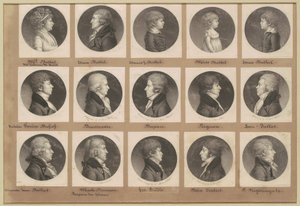Saint-Mémin Collection of Portraits, Group 19 by Charles B. J. Févret de Saint Mémin