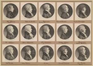 Saint-Mémin Collection of Portraits, Group 22 by Charles B. J. Févret de Saint Mémin