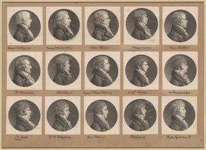 Saint-Mémin Collection of Portraits, Group 26 by Charles B. J. Févret de Saint Mémin
