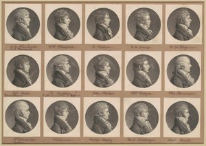 Saint-Mémin Collection of Portraits, Group 29 by Charles B. J. Févret de Saint Mémin