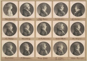 Saint-Mémin Collection of Portraits, Group 30 by Charles B. J. Févret de Saint Mémin