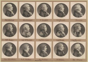 Saint-Mémin Collection of Portraits, Group 34 by Charles B. J. Févret de Saint Mémin