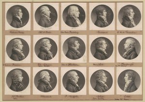 Saint-Mémin Collection of Portraits, Group 37 by Charles B. J. Févret de Saint Mémin