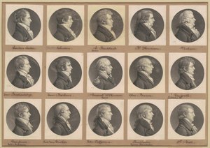 Saint-Mémin Collection of Portraits, Group 39 by Charles B. J. Févret de Saint Mémin
