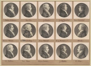 Saint-Mémin Collection of Portraits, Group 40 by Charles B. J. Févret de Saint Mémin