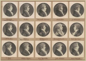 Saint-Mémin Collection of Portraits, Group 45 by Charles B. J. Févret de Saint Mémin