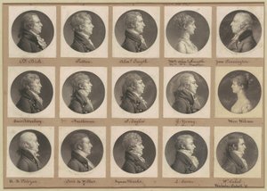 Saint-Mémin Collection of Portraits, Group 49 by Charles B. J. Févret de Saint Mémin