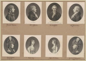 Saint-Mémin Collection of Portraits, Group 51 by Charles B. J. Févret de Saint Mémin