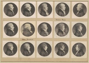 Saint-Mémin Collection of Portraits, Group 54 by Charles B. J. Févret de Saint Mémin