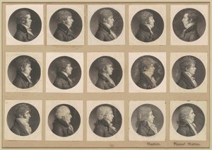 Saint-Mémin Collection of Portraits, Group 55 by Charles B. J. Févret de Saint Mémin