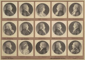 Saint-Mémin Collection of Portraits, Group 6 by Charles B. J. Févret de Saint Mémin