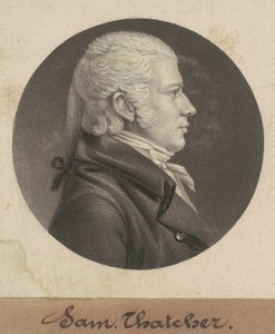 Samuel Thatcher by Charles B. J. Févret de Saint Mémin