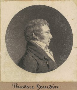 Theodore Gourdin by Charles B. J. Févret de Saint Mémin