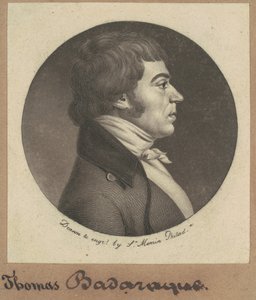 Thomas Badaraque by Charles B. J. Févret de Saint Mémin