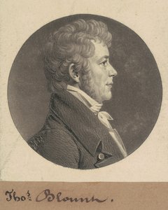 Thomas Blount by Charles B. J. Févret de Saint Mémin