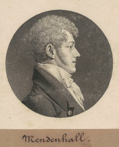 Thomas Mendenhall, Jr. by Charles B. J. Févret de Saint Mémin