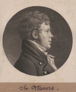 Thomas Moore by Charles B. J. Févret de Saint Mémin