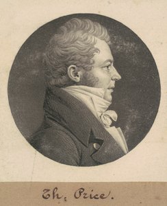 Thomas Price by Charles B. J. Févret de Saint Mémin