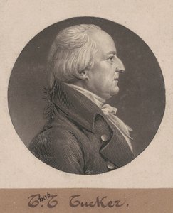 Thomas Tudor Tucker by Charles B. J. Févret de Saint Mémin