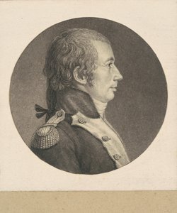 Unidentified Colonel of the French Infantry by Charles B. J. Févret de Saint Mémin