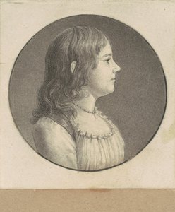 Unidentified Young Woman by Charles B. J. Févret de Saint Mémin