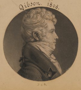 Alexander Gibson by Charles Balthazar Julien Févret de Saint-Mémin