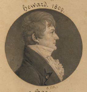 Chapman Johnson by Charles Balthazar Julien Févret de Saint-Mémin