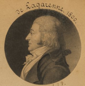 Charles de Lagarenne by Charles Balthazar Julien Févret de Saint-Mémin