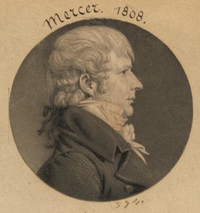 Hugh Tenant Weedon Mercer by Charles Balthazar Julien Févret de Saint-Mémin