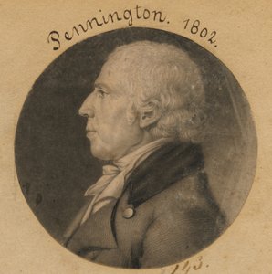Isaac Penington by Charles Balthazar Julien Févret de Saint-Mémin