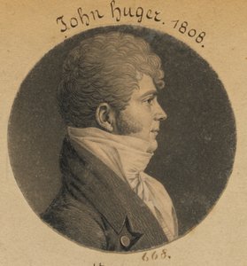 John Huger by Charles Balthazar Julien Févret de Saint-Mémin