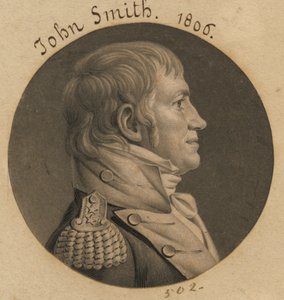John Smith by Charles Balthazar Julien Févret de Saint-Mémin