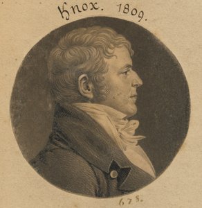 Knox by Charles Balthazar Julien Févret de Saint-Mémin