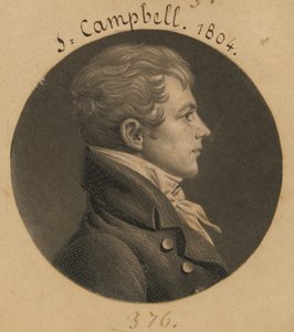 Levin Hicks Campbell by Charles Balthazar Julien Févret de Saint-Mémin