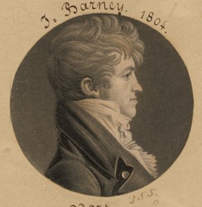 Louis Barney by Charles Balthazar Julien Févret de Saint-Mémin