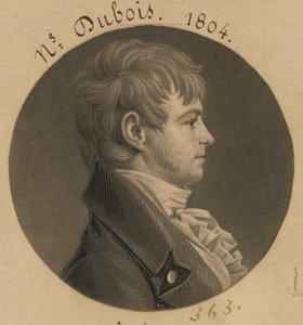Nicholas DuBois by Charles Balthazar Julien Févret de Saint-Mémin
