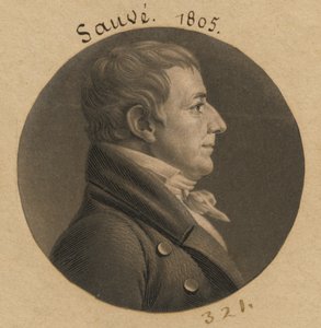 Pierré Sauve by Charles Balthazar Julien Févret de Saint-Mémin