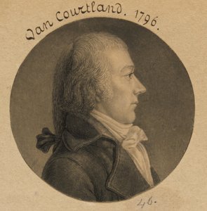 Pierre Van Cortlandt by Charles Balthazar Julien Févret de Saint-Mémin