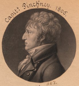 Possibly Charles Pinckney or Dr. George Wilson by Charles Balthazar Julien Févret de Saint-Mémin