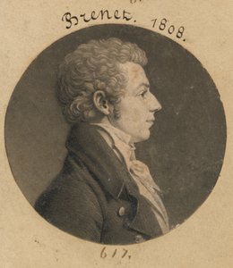 Possibly Henry Brunet by Charles Balthazar Julien Févret de Saint-Mémin
