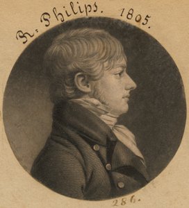 R. Philips by Charles Balthazar Julien Févret de Saint-Mémin