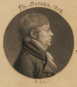 Robert Mills by Charles Balthazar Julien Févret de Saint-Mémin