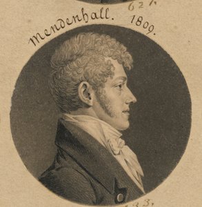 Thomas Mendenhall, Jr. by Charles Balthazar Julien Févret de Saint-Mémin