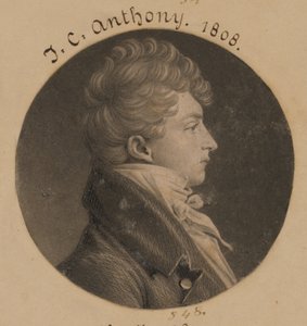 Unidentified Man by Charles Balthazar Julien Févret de Saint-Mémin