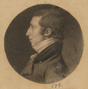 Unidentified Man by Charles Balthazar Julien Févret de Saint-Mémin
